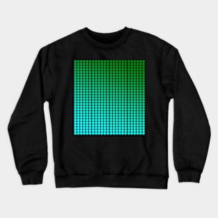 Dots aquamarina green Crewneck Sweatshirt